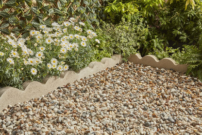 Scalloped Edging 600 x 150mm Grey Pallet Qty : 48