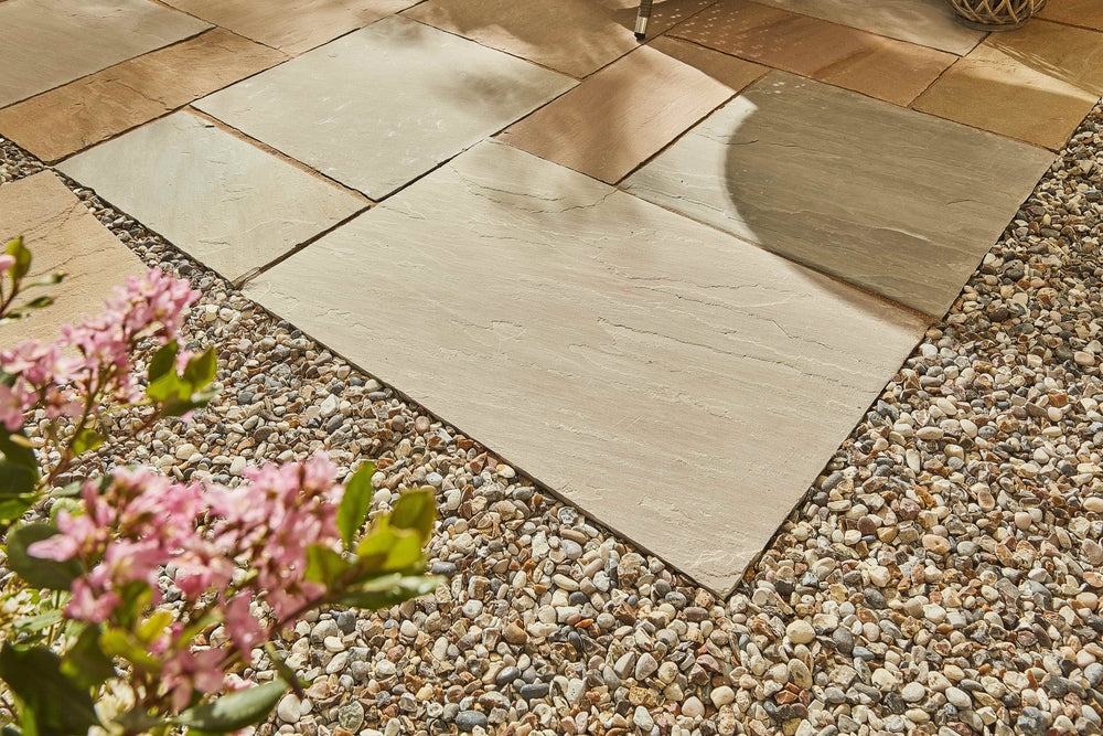 Natural Stone Paving 600x600mm Dakota Pallet Qty : 42 (15.12m2)