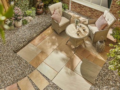 Natural Stone Paving 600x290mm Dakota Pallet Qty : 84 (14.62m2)